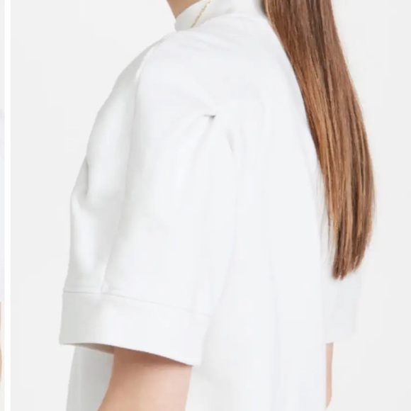 AGOLDE The Round Shoulder Half Sleeve Box Sweatshirt Womens Size Medium Heather - Picture 5 of 13